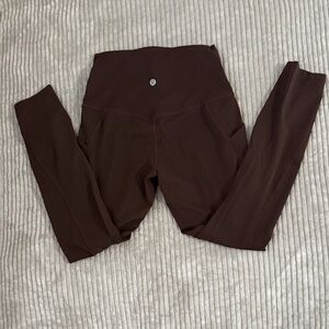Lululemon Brown High-Waisted Leggings
